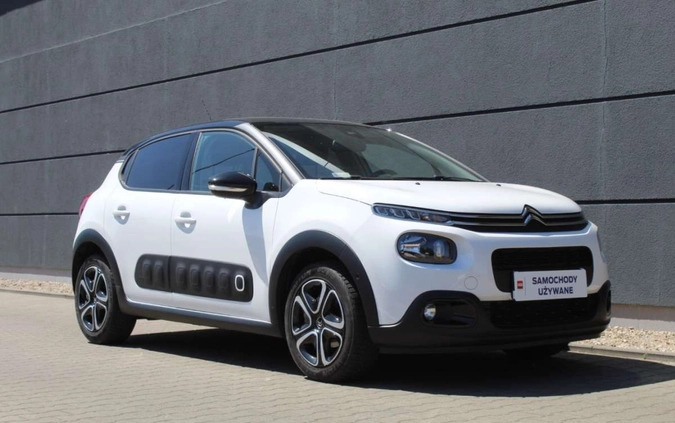 Citroen C3 cena 43900 przebieg: 76999, rok produkcji 2017 z Raszków małe 667